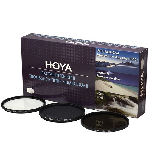 Hoya Digital Filter Kit Mark II (UV (C) HMC + CPL (PHL) + ND8 + (CASE + FILTER GUIDEBOOK) 58mm 
